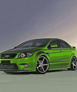 Green Ford FPV F6 Car Diamond Painting