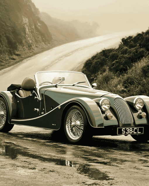 Green Morgan Classic Cars Diamond Painting