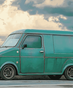 Green Van Adventure Diamond Painting