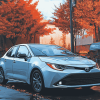 Grey Corolla Car Art Diamond Painting