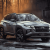 Grey Hyundai Tucson Car Diamond Painting