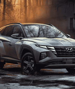 Grey Hyundai Tucson Car Diamond Painting