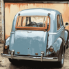 Grey Morris Minor Classic Diamond Painting