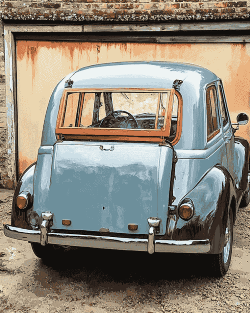 Grey Morris Minor Classic Diamond Painting