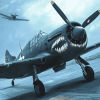 Grey P 40 Fighter Diamond Painting