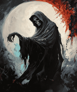 Grim Reaper Scary Diamond Painting