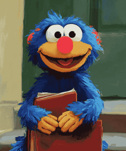 Grover Cartoon Diamond Painting