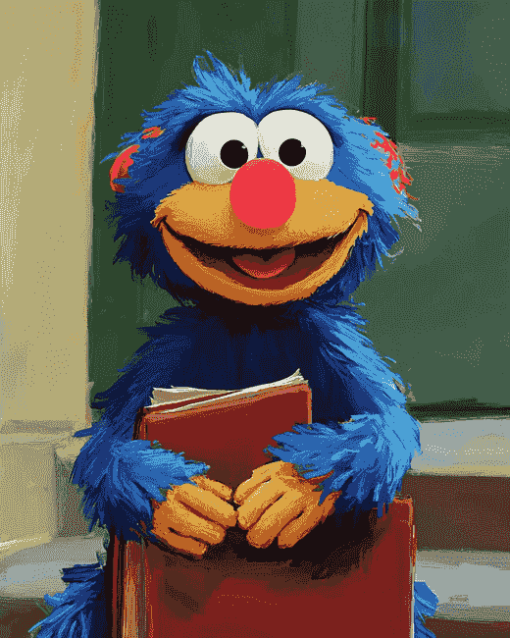 Grover Cartoon Diamond Painting