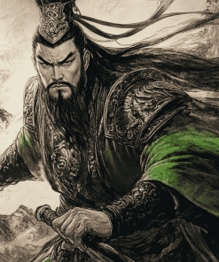 Guan Yu Animated Warriors Diamond Painting