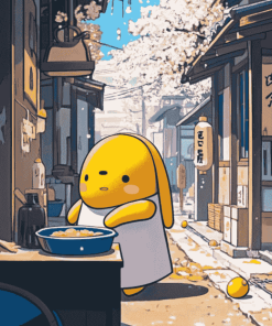 Gudetama Cartoon Diamond Painting