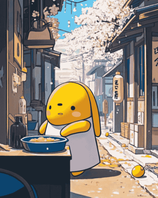 Gudetama Cartoon Diamond Painting