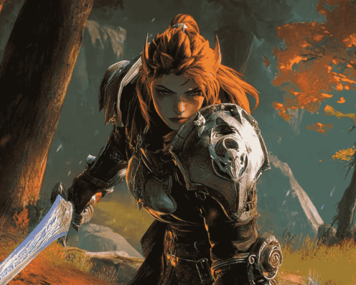 Guild Wars Animated Characters Diamond Painting