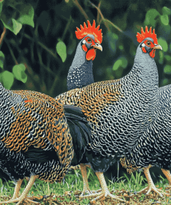 Guineafowl Birds Diamond Painting