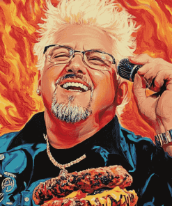 Guy Fieri Famous Chef Diamond Painting