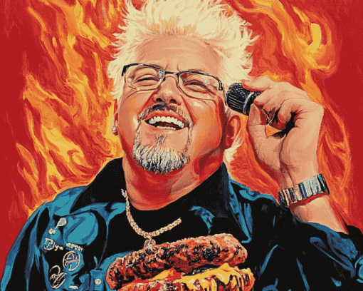 Guy Fieri Famous Chef Diamond Painting