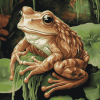 Hairy Frog Wildlife Diamond Painting