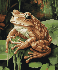 Hairy Frog Wildlife Diamond Painting