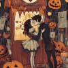 Halloween Kissing Booth Diamond Painting