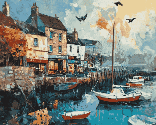 Harbour England Scenic Diamond Painting