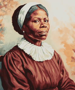 Harriet Tubman Vintage Lady Diamond Painting