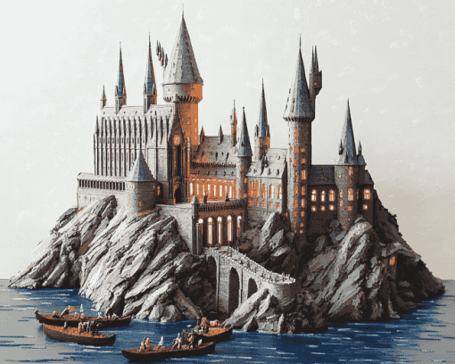 Harry Potter Castle Diamond Painting