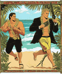 Hawaii 5 0 Animation Diamond Painting