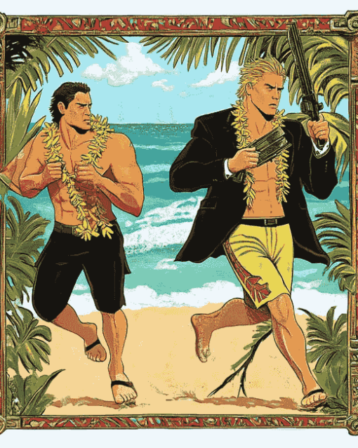 Hawaii 5 0 Animation Diamond Painting