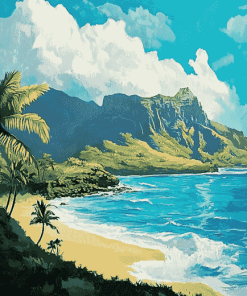 Hawaii Kauai Seascape Diamond Painting