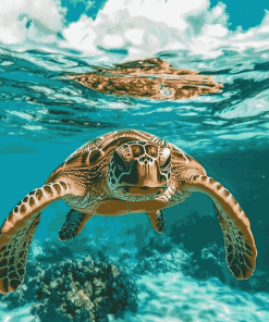 Hawaii Sea Turtle Diamond Painting