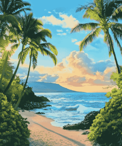 Hawaiian Beaches Diamond Painting