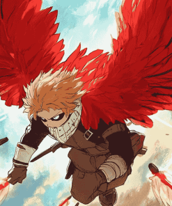 Hawks My Hero Academia Anime Diamond Painting