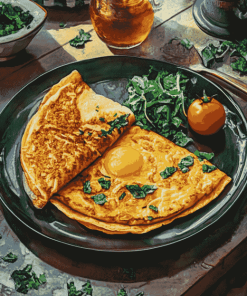 Healthy Omelette Art Diamond Painting