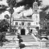 Hearst Castle Monochrome Diamond Painting