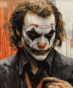 Heath Ledger Joker Movies Diamond Painting