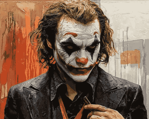 Heath Ledger Joker Movies Diamond Painting