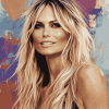 Heidi Klum Celebrity Diamond Painting