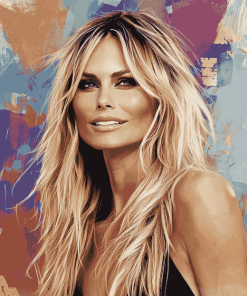 Heidi Klum Celebrity Diamond Painting