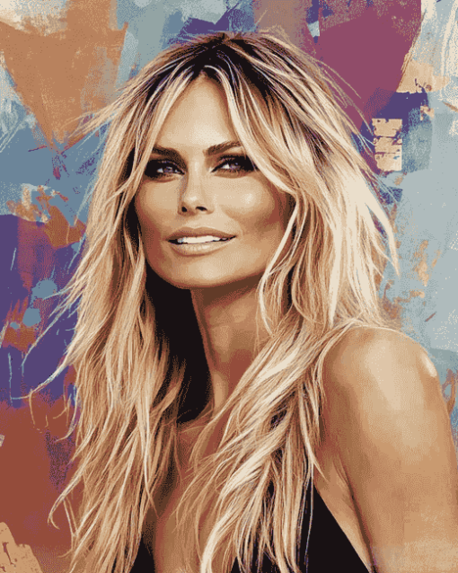 Heidi Klum Celebrity Diamond Painting