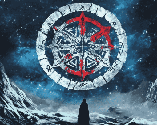 Helm Of Awe Icelandic Myth Diamond Painting