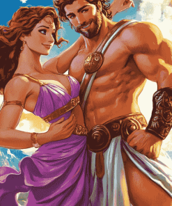 Hercules Megara Animation Diamond Painting