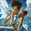 Hero Pegasus Seiya Anime Diamond Painting