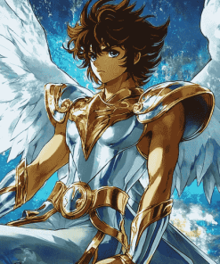 Hero Pegasus Seiya Anime Diamond Painting