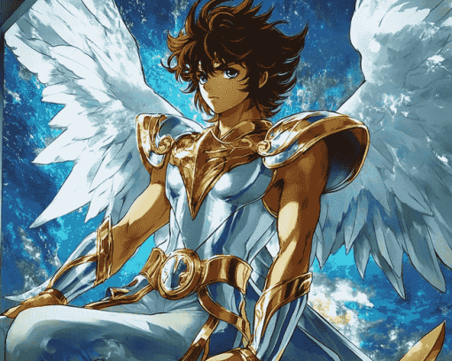 Hero Pegasus Seiya Anime Diamond Painting