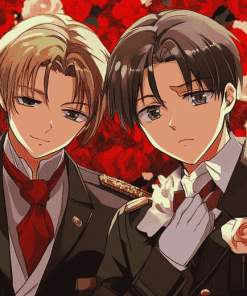 Hetalia Anime Characters Diamond Painting