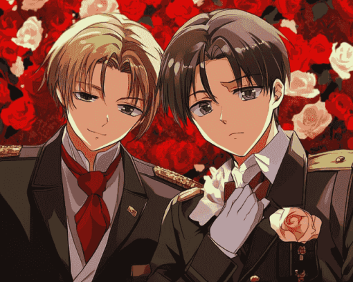 Hetalia Anime Characters Diamond Painting