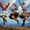 Highland Dance Moves Diamond Painting