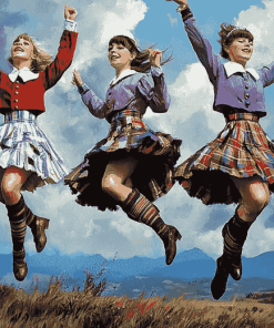 Highland Dance Moves Diamond Painting