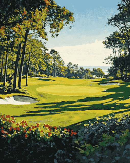 Hilton Head Golf Landscapes Diamond Painting