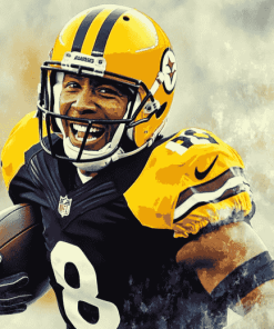 Hines Ward Famous Football Player Diamond Painting