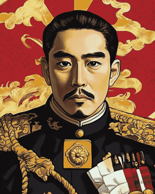 Hirohito Emperor Diamond Painting